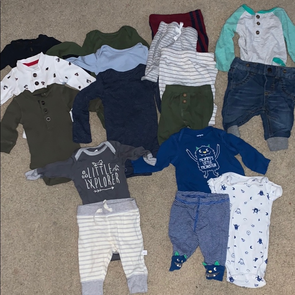Newborn baby boy lot